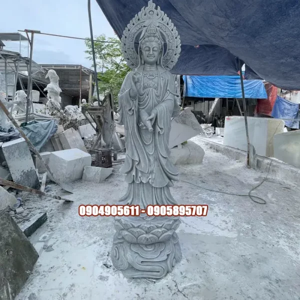 tượng quan âm bằng đá